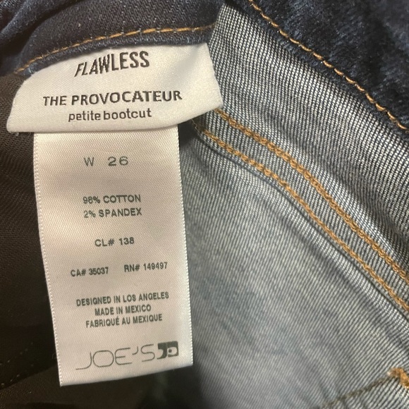 Joe’s jeans size 26 flawless the provocateur petite boot cut - Picture 2 of 4